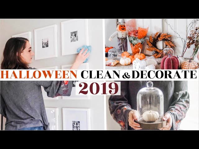FALL CLEAN + DECORATE WITH ME 🎃|Halloween / Harvest decor ideas | cozy + classy | Natalie Bennett