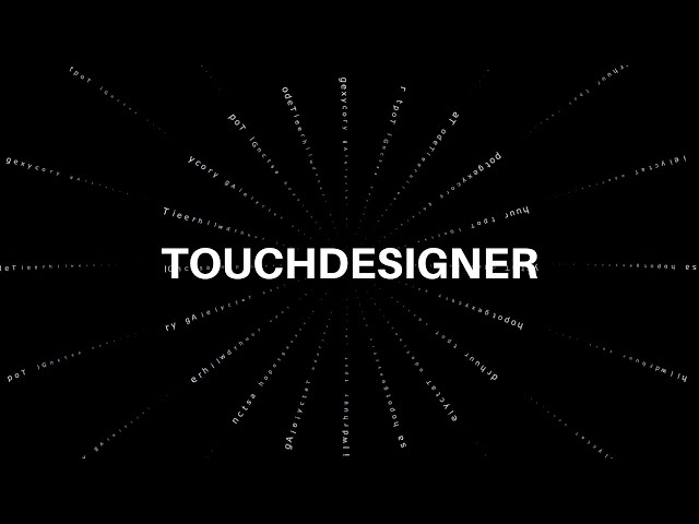 Typography with Geo Text Comp | TouchDesigner Tutorial