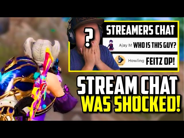 STREAMERS CHAT SHOCKED AFTER I WIPED SQUAD ON STREAM! | PUBG Mobile