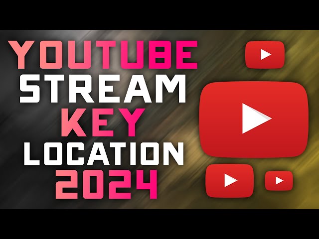 How to Locate your Youtube Stream Key UPDATED - 2024 Edition