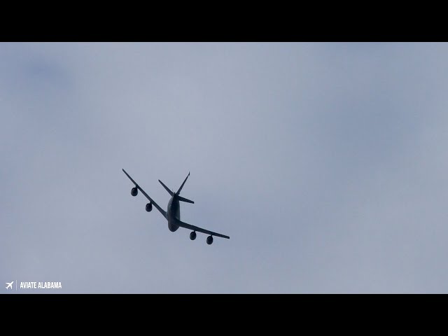 KC-135 Stratotanker Circles Overhead l USAF l Alabama ANG