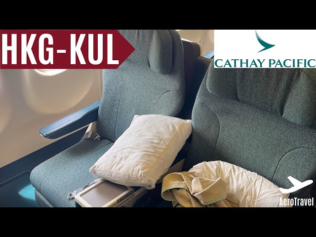 CATHAY PACIFIC OUTDATED REGIONAL BUSINESS CLASS | HONG KONG - KUALA LUMPUR | AIRBUS A330 | REPORT 4K