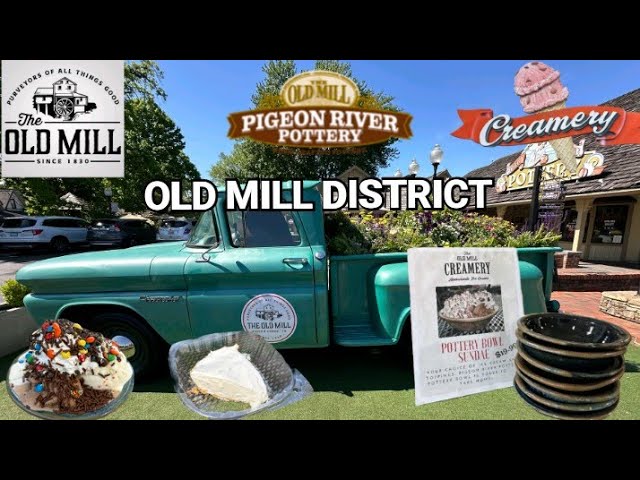 Old Mill District Spring Day Walk With Pottery Sundae & Lemonade Pie - Pigeon Forge TN