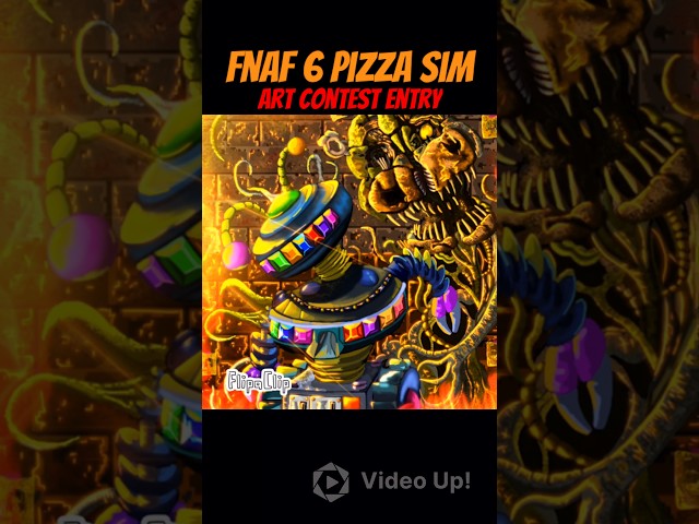 Fnaf 6 Art Pizza Simulator #fnaf #fnaf6 #moltenfreddy #candycadet #fnafart #flipaclip