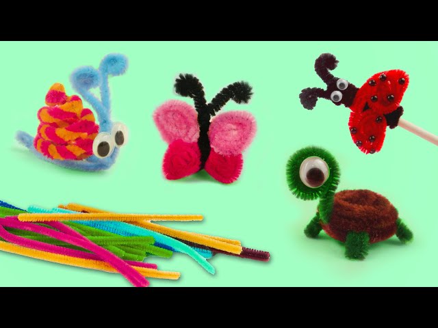 4 Easy Animals with PIPE CLEANER - Part 2
