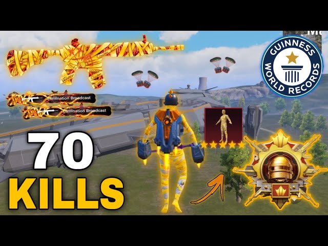 OMG!😍MY MLST AGGRESSIVE GAMEPLAY IN PUBGs NEW MODE!🔥70 KILLs‼️
