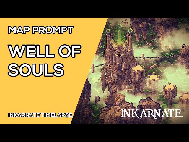 Map Prompt: Well of Souls | Inkarnate Timelapse
