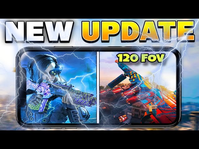 WARZONE MOBILE 120 FOV NEW UPDATE|NEW HIGH VOLTAGE MODE IN BR|WARZONE MOBILE BEST UPDATE🔥🔥