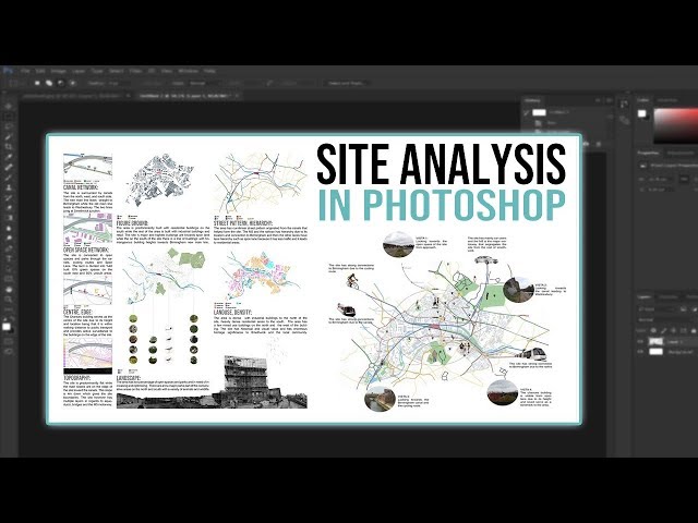 Architecture Site Analysis Presentation Guide | Photoshop Tutorial