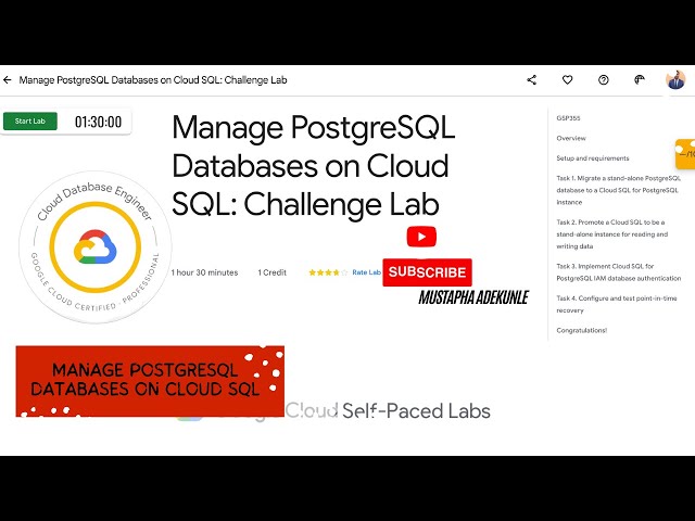 Manage PostgreSQL Databases on Cloud SQL: Challenge Lab with Explanation| GSP355| Cloud Skills Boost