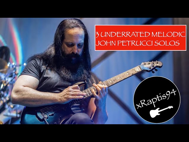 3 Underrated Melodic John Petrucci Solos (Guitar Cover)