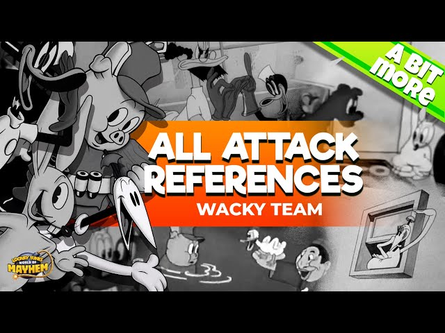 All ATTACK REFERENCES I Wacky team I  Looney Tunes World of Mayhem