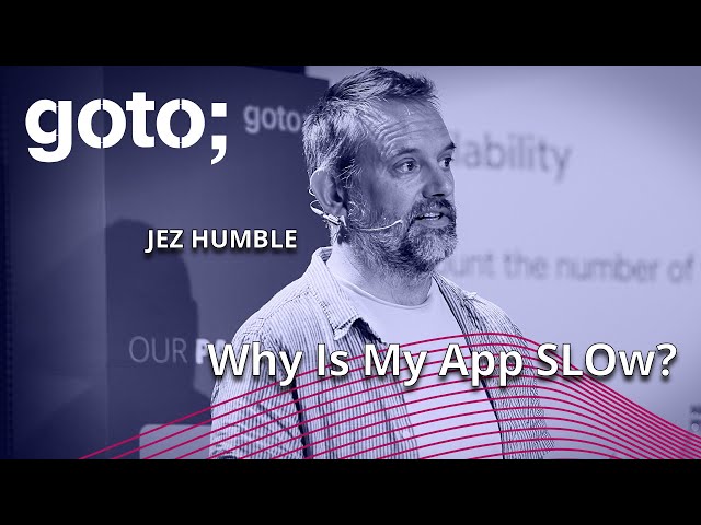 Why Is My App SLOw? Defining Reliability in Platform Engineering • Jez Humble • GOTO 2023