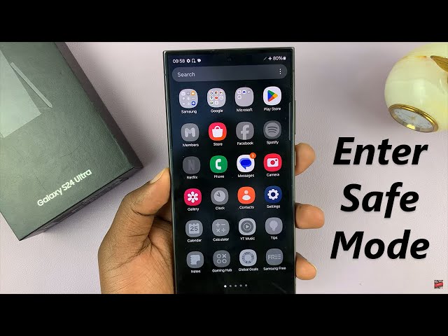 Samsung Galaxy S24/ S24+/ S24 Ultra - How To Enter Safe Mode
