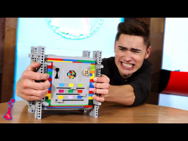 Trying to OPEN The UNBREAKABLE LEGO SAFE!!!