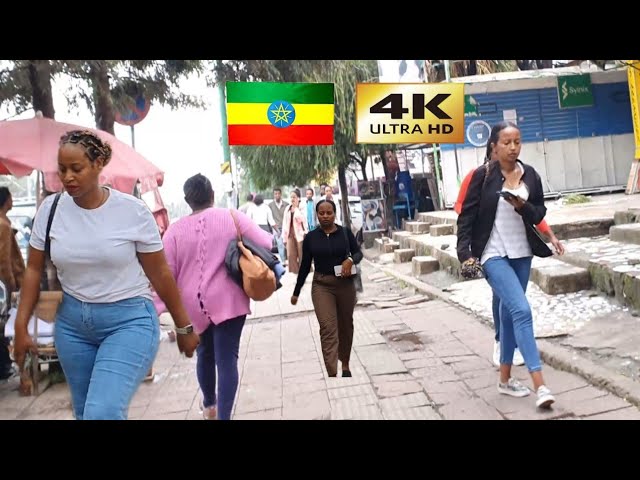 ቀውጢው ሰፈር ሳሪስ, 🇪🇹 Addis Ababa walking Tour 2024 , Ethiopia [4K]