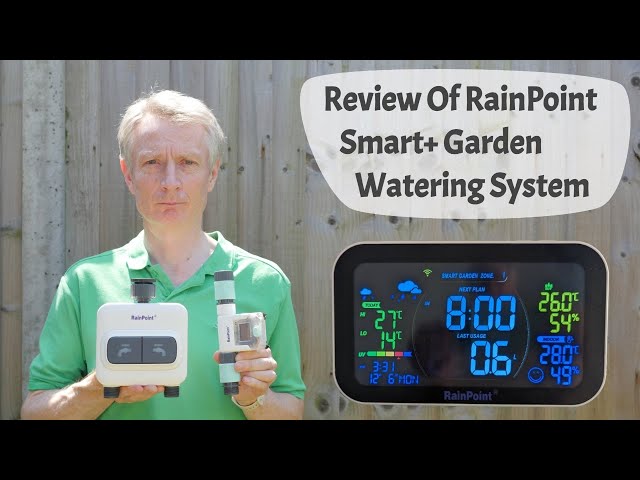 Review of RainPoint Smart+ Garden Watering System - Saving Water By Water Monitoring.