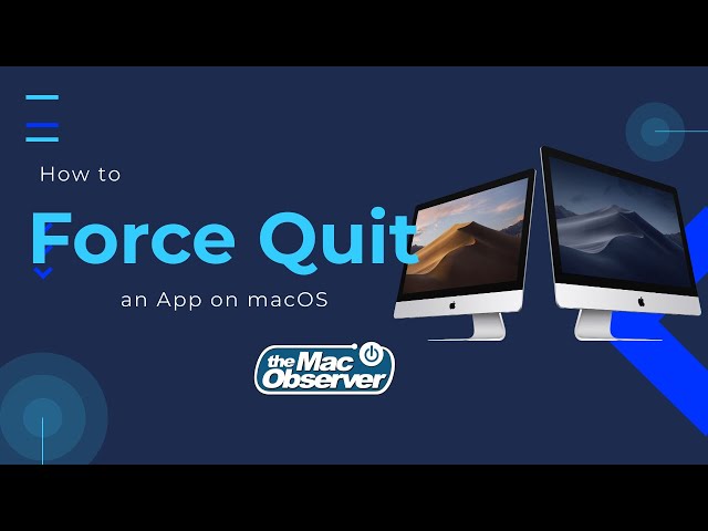How to Force Quit an App on macOS