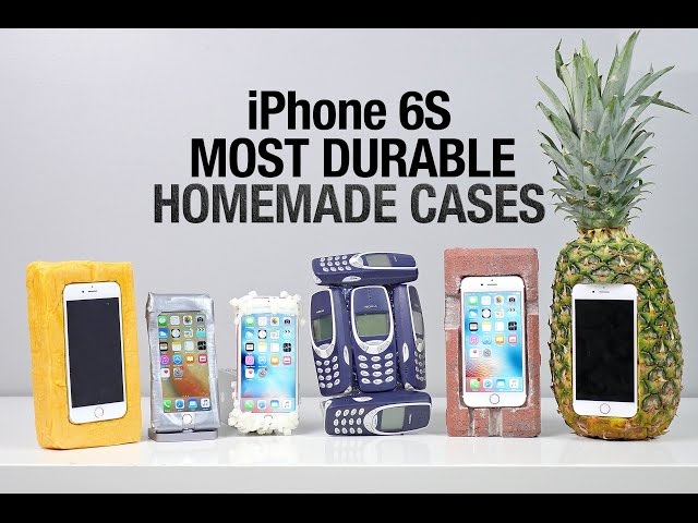 Most Durable iPhone 6S Cases Drop Test - Homemade Edition