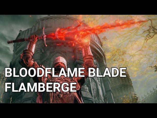 Elden Ring - Bloodflame Blade Flamberge early-game build