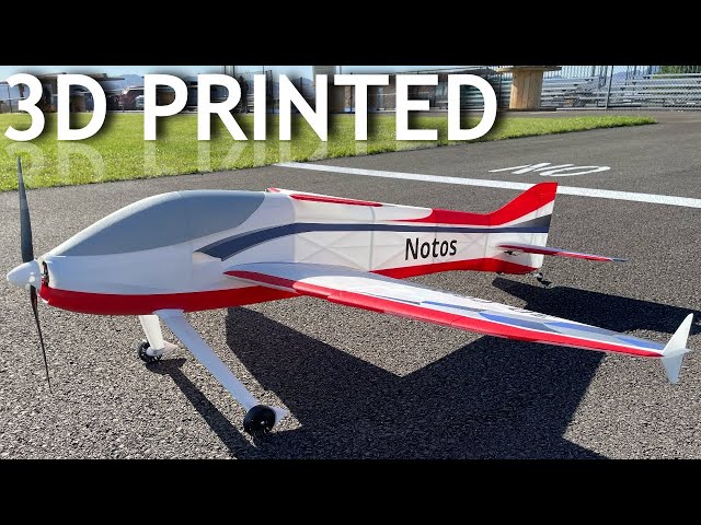 Easy to FLY RC Plane for Aerobatic Maneuvers | 3D Printed Notos by Planeprint
