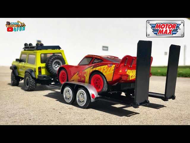 Trailer To Complete Your RC 1/24 Collection | Motormax | Unboxing & First  Drive | Cars Trucks 4 Fun