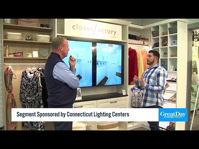 A line of closets is now offered at Connecticut Lighting Centers