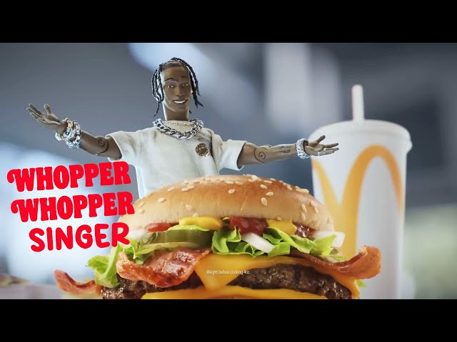 McDonald's Ad but they hired the Whopper Whopper Singer