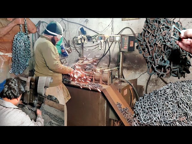 How Iron Chains Are Manufactured In The Factory