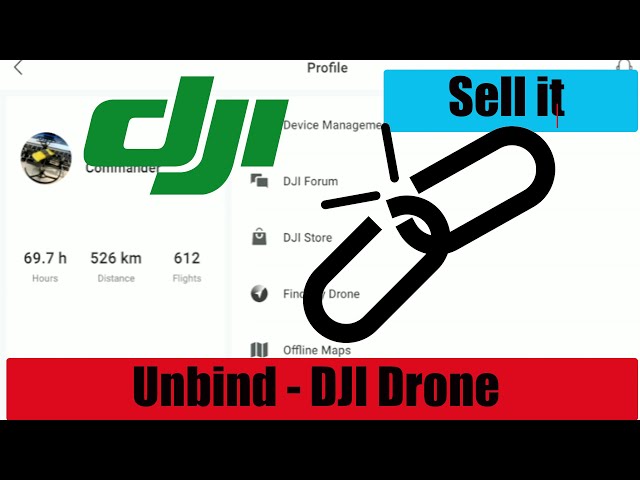 How to unbind drone from dji account, remove drone from your dji account - Part 1