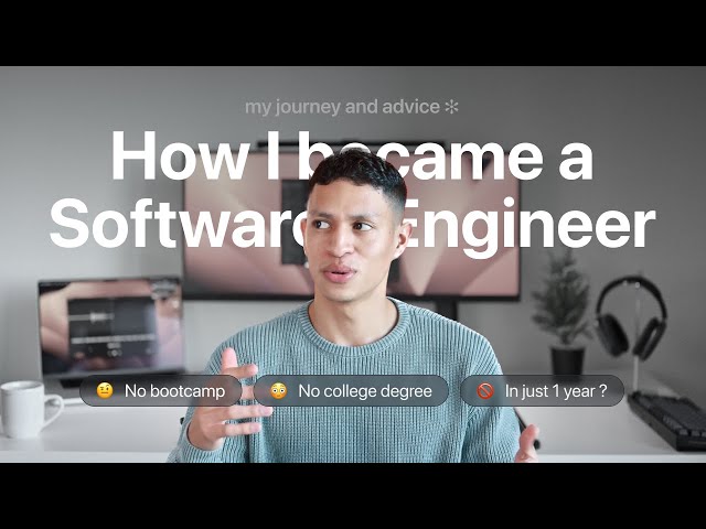 How I became a Software Engineer | No degree | No bootcamp