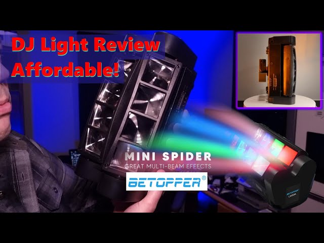Betopper Mini Spider - Affordable DJ Lights - Disco Lights