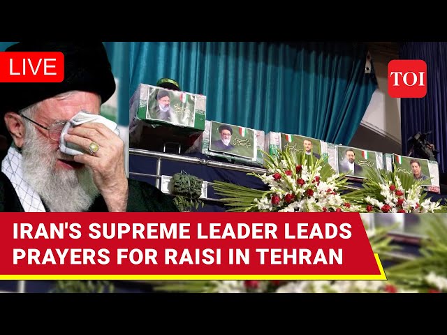 LIVE | Iran's Supreme Leader Khamenei Performs Prayers For Raisi, Other Crash Victims