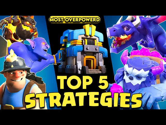 Top 5 Th12 Attack Strategies 2024 | Best Attack Strategies in Th12 Coc