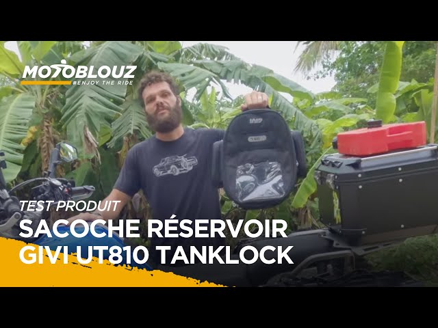 Sacoche de réservoir trail : Essai de la Givi UT810 Tanklock + Tuto de montage du support Tanklock
