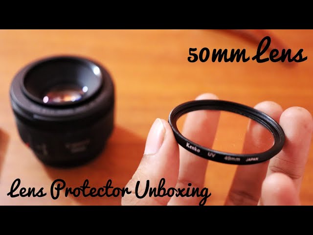 Lens Protector or Filter Unboxing Hindi ¦ Lens Filter for canon 50mm Prime Lens ¦ Professional Lens