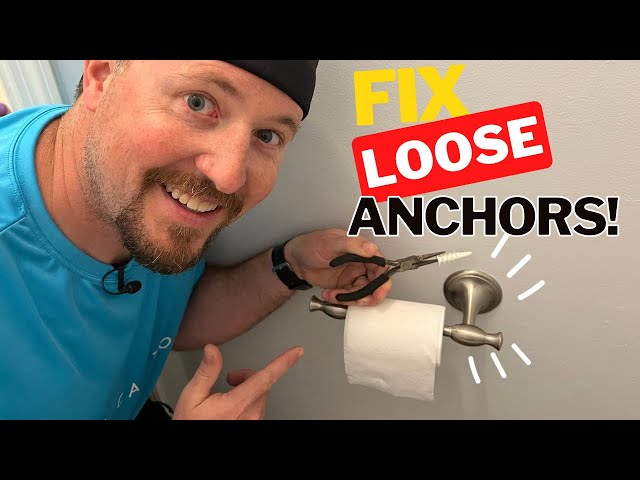 The EASIEST Way to Fix Loose Drywall Anchors!