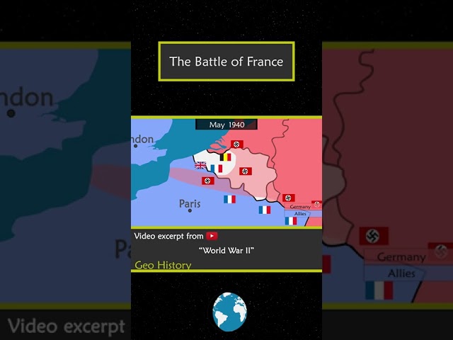 The Battle of France - #Shorts