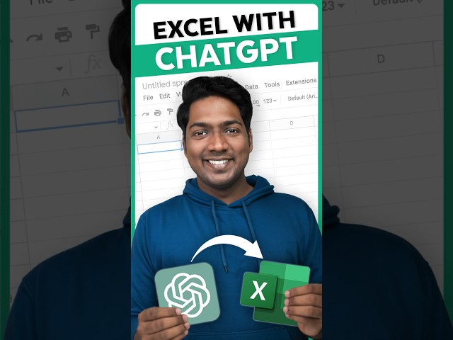 This is how ChatGPT can make you a Pro at Excel 😮 #chatgpt