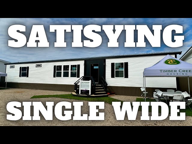 TOP-NOTCH & NEW single wide mobile home NOW on the market! Prefab House Tour