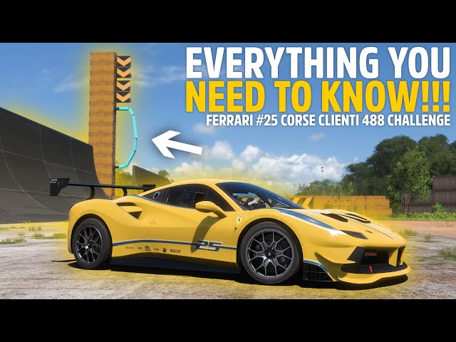 Forza Horizon 5 - Everything You NEED To Know!! - Brand New Ferrari 488 Challenge