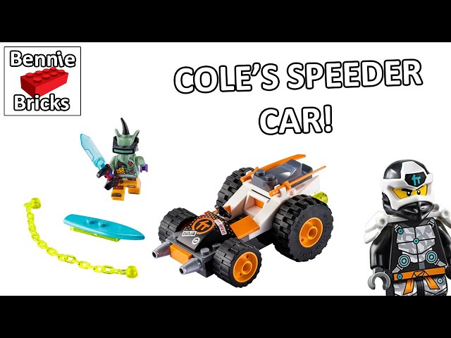 Lego Ninjago COLE'S SPEEDER CAR REVIEW 71706