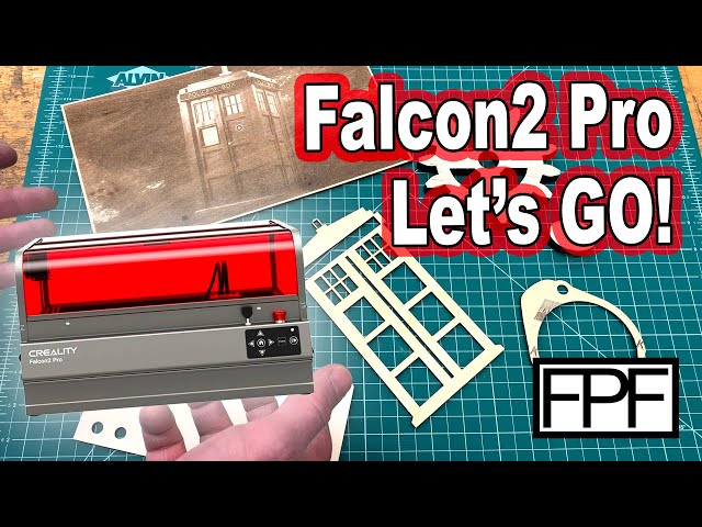 Creality Falcon2 Pro - FULLY ENCLOSED Laser Cutter and Engraver