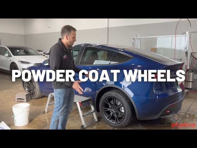 Tesla Model Y - Why Get Powder Coat Black Rims on Gemini Wheels
