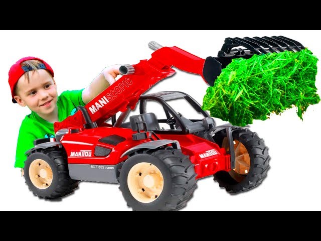 #Car Toys Tractor Loader #BRUDER for boys Cartoon for kids