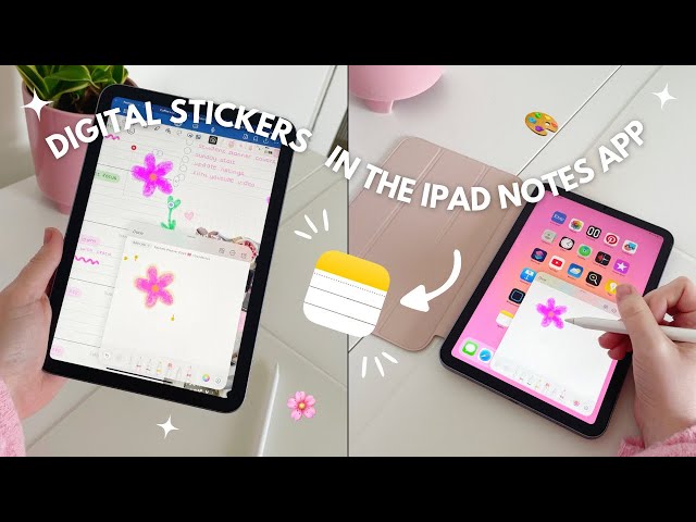 Create Your Own Digital Sticker for Free Using The iPad Notes App 🎨 📝✨| Quick & Easy Tutorial