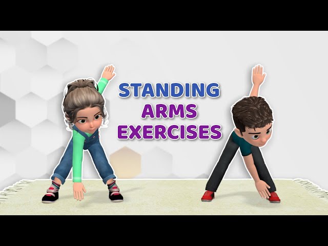 SUPER EASY STANDING ARMS EXERCISES FOR KIDS