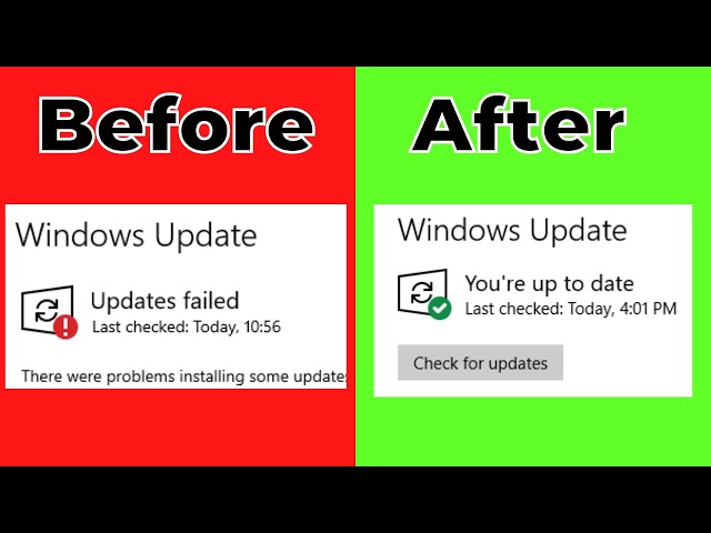 Fix Any Windows Update Error on Windows 10/Windows 11