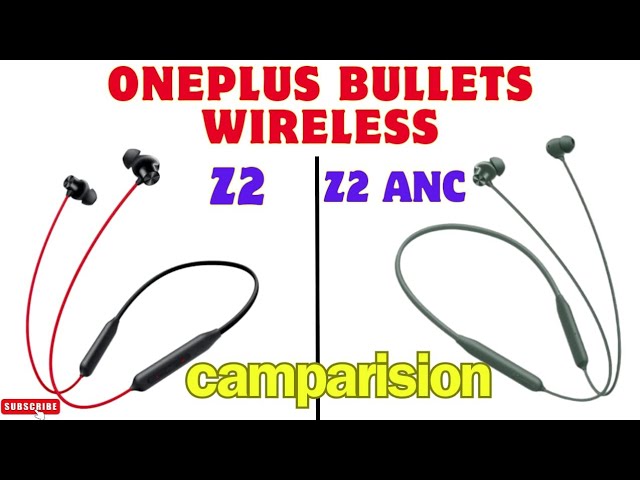 Comparison between OnePlus Bullets Wireless Z2 & Z2 ANC