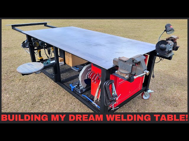 Building My Dream Welding Table! DIY